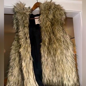 Sunday Best- luxurious faux fur vest